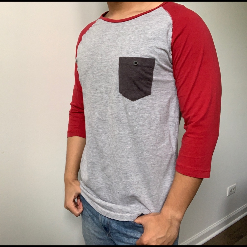Cotton On Men’s M Baseball Tee 3/4 Sleeve